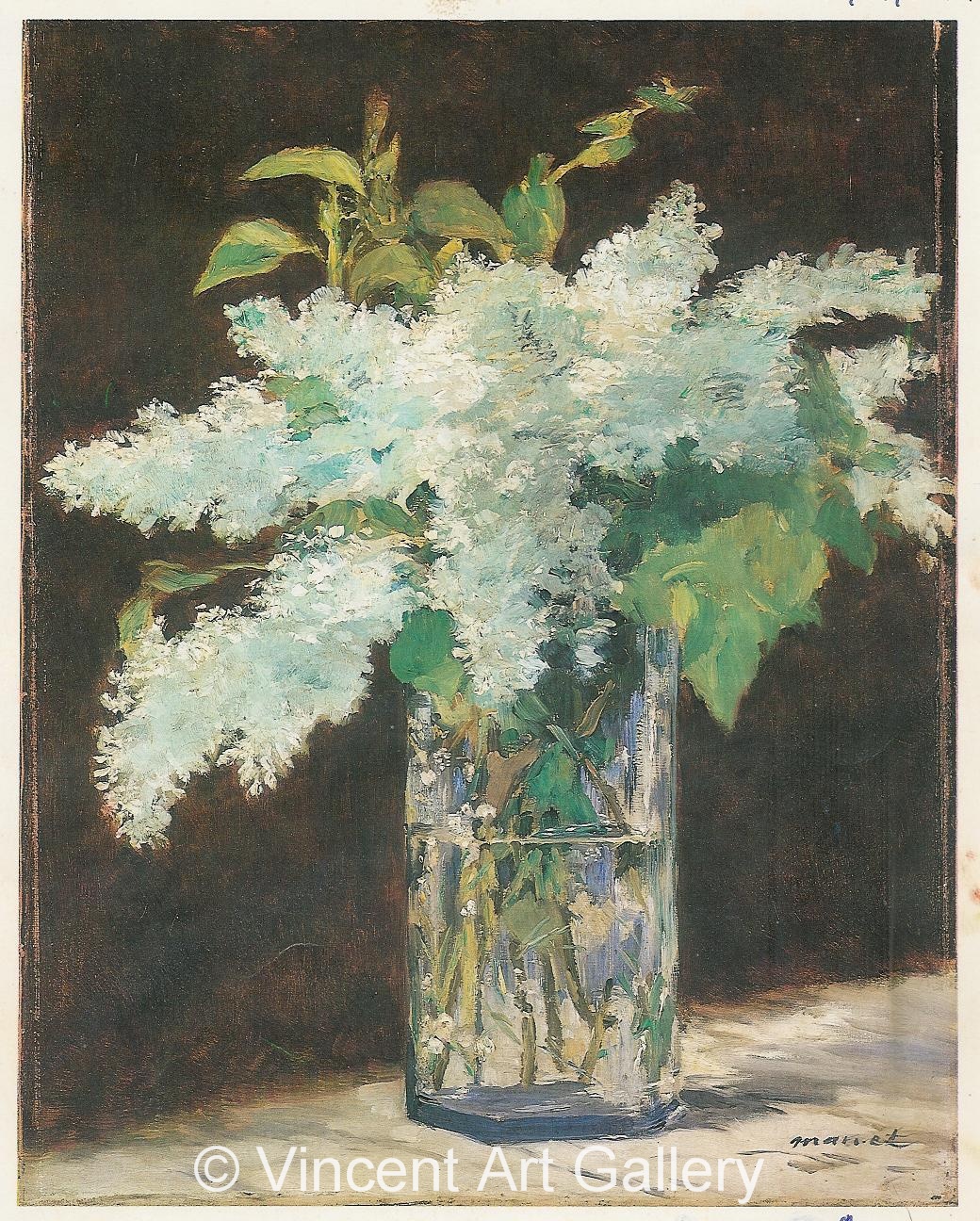 A231, MANET, Lilacs in a Vase